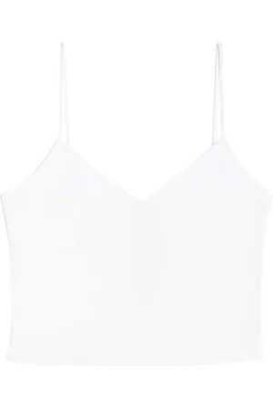 Ami Top, Dame, Hvid, S, V-hals Tanktop