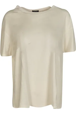 R13 Top, Dame, Hvid, S, Boxy Seamless T-shirt