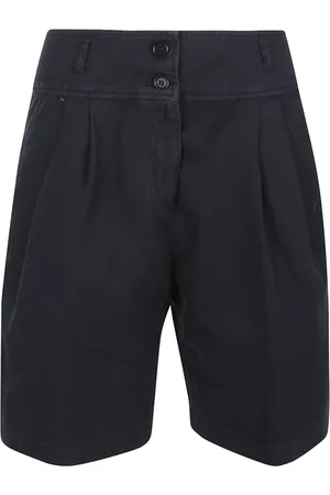 Aspesi Shorts, Dame, Blå, XS, Bomuld, Stilfulde bomuldsshorts i knælængde