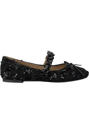 Alma en Pena Sko, Dame, Sort, 39 EU, Tweed, Tweed ballerina