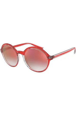 Armani Exchange Tilbehør, Dame, Rød, 57 MM, Solbriller i rød resin