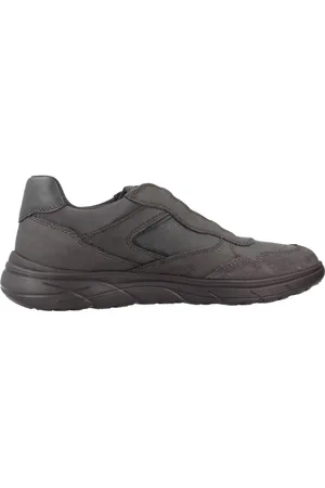 Geox Sko, Herre, Grå, 41 EU, Læder, Herre Sneakers