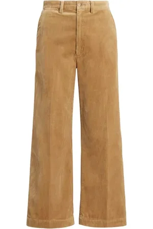Ralph Lauren Bukser, Dame, , XL, Bomuld, Fløjlsbukser med brede ben