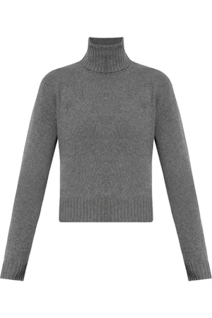 Ami Strik, Dame, Grå, L, Cashmere, Cashmere-Hals