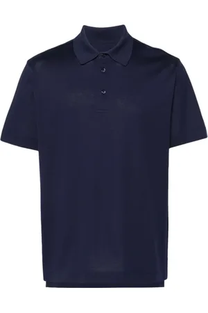 Givenchy Top, Herre, Blå, S, Bomuld, Klassisk bomulds polo shirt