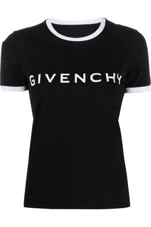 Givenchy Top, Dame, Sort, M, Bomuld, Logo-print T-shirt