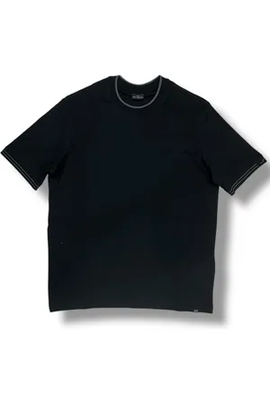 Paul & Shark Top, Herre, Sort, XL, Bomuld, Sort Bomuld Almindelig Pasform T-Shirt