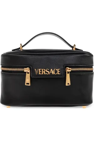 VERSACE Taske, Dame, Sort, ONE SIZE, Læder, Læder håndtaske