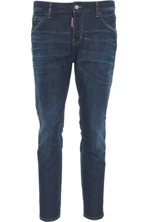 Dsquared2 Jeans, Dame, Blå, 2XS, Uld, Blå Slim Fit Cool Girl Jeans