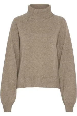 Gestuz Strik, Dame, , L, Uld, Kort Strikket Uldpullover