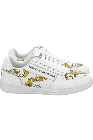 VERSACE Sko, Herre, Hvid, 45 EU, Sneakers