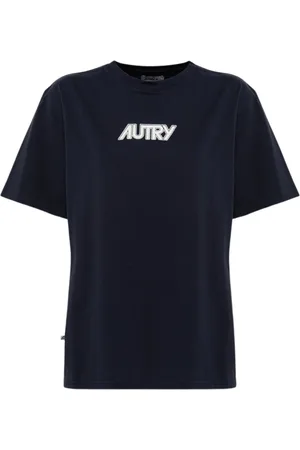 Autry Top, Dame, Blå, XS, Bomuld, T-Shirt