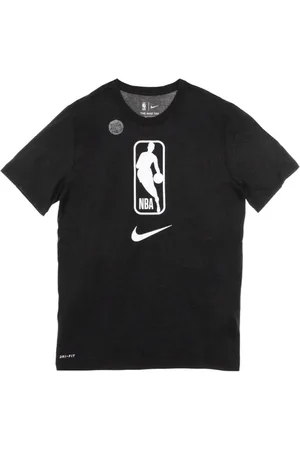 Nike Top, Herre, Sort, S, Bomuld, NBA Logo T-shirt sort/hvid