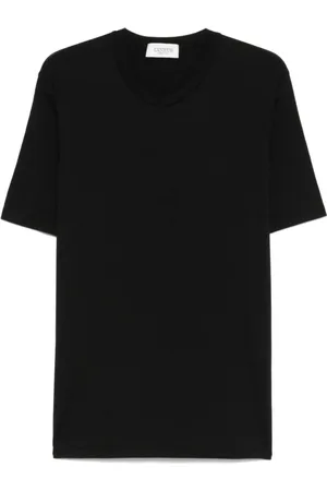 LANEUS Top, Herre, Sort, L, Sort Crew Neck T-shirts og Polos