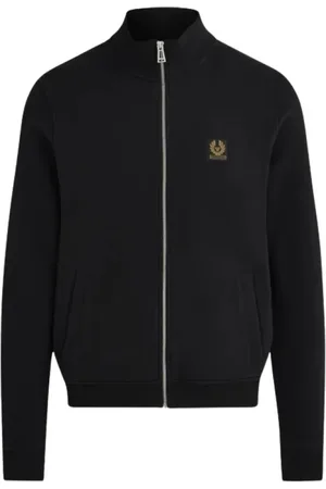 Belstaff Sweathshirts & Hoodies, Herre, Sort, M, Bomuld, Full Zip Sweatshirt