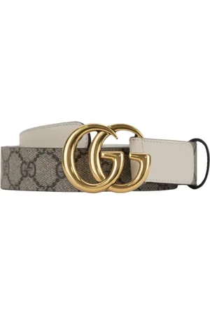 Gucci Tilbehør, Herre, , 105 CM, Læder, Læderbælte med GG-logo