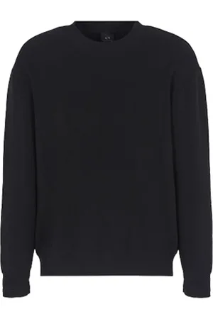 Armani Exchange Top, Herre, Sort, XS, Bomuld, Casual Sweater