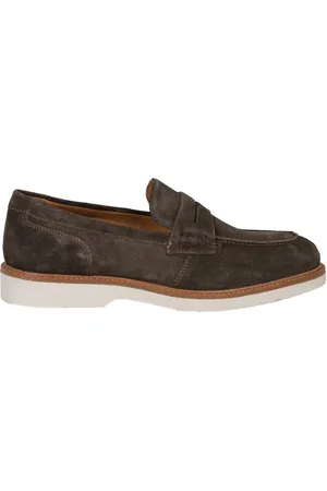 Geox Sko, Herre, Brun, 42 1/2 EU, Læder, Komfortable Slip-On Sko