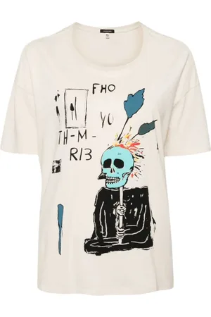 R13 Top, Dame, , S, Punk Sketch Relaxed Tee