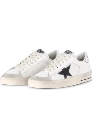 Golden Goose Sko, Herre, Hvid, 45 EU, Læder, Vintage Læder Sneakers