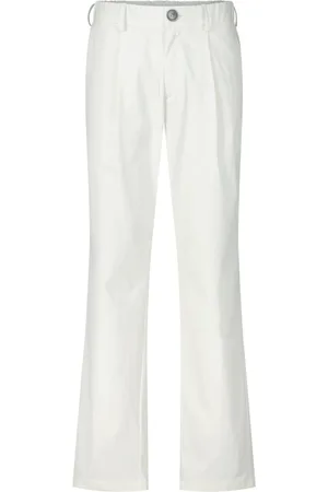 HERNO Bukser, Herre, Hvid, L, Bomuld, Comfort Chino Bukser