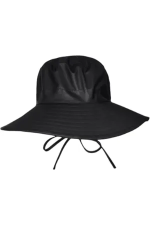 Rains Tilbehør, unisex, Sort, S/M, Uld, Sort Vandtæt Hat