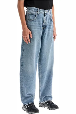 AGOLDE Jeans, Herre, Blå, W31, Uld, Baggy Tapered Fusion Wash Jeans
