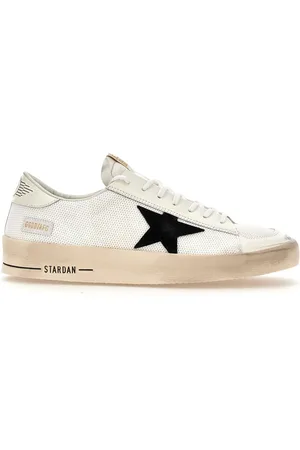 Golden Goose Sko, Herre, Hvid, 46 EU, Uld, Stilfulde hvide sneakers