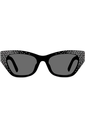 Givenchy Tilbehør, unisex, Sort, ONE SIZE, Cat Eye Solbriller med Rhinestones