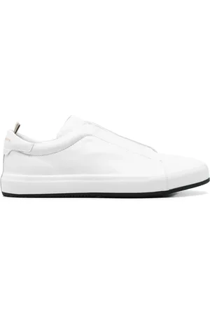 Officine creative Sko, Herre, Hvid, 42 EU, Læder, Læder sneakers Essence/002 stil