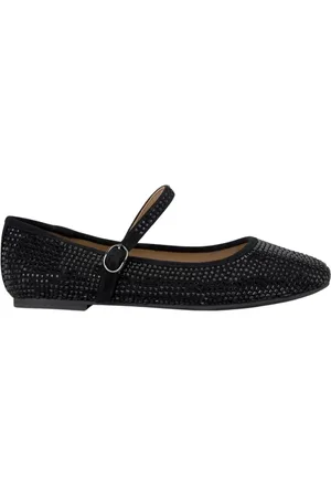 Alma en Pena Sko, Dame, Sort, 42 EU, Ballerina strass spænde