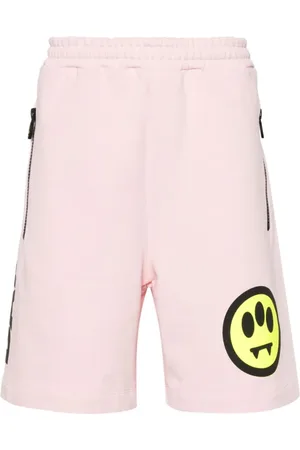 BARROW Shorts, Herre, Lyserød, XS, Bomuld, Face Motif Shorts