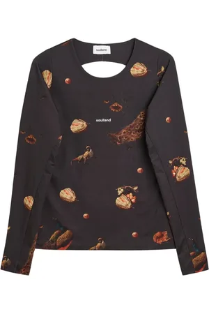 Soulland Top, Dame, Flerfarvet, M/L, Uld, Roca top