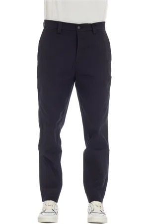 haikure Bukser, Herre, Blå, W31, Bomuld, Baggy Chino Bukser