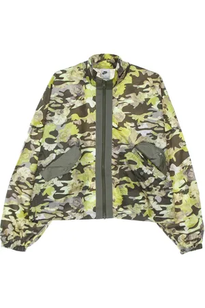 Nike Jakke, Dame, Flerfarvet, S, Polyester, Jakke med blomsterprint