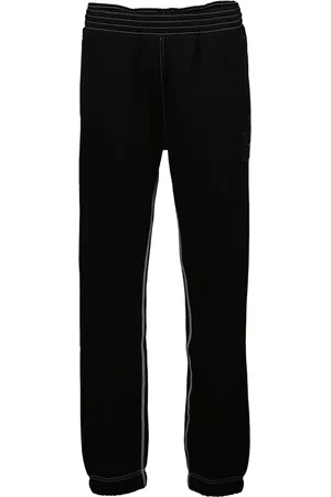 Givenchy Bukser, Herre, Sort, S, Bomuld, Sorte joggingbukser i bomuld