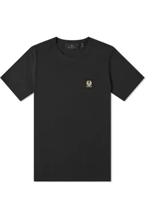 Belstaff Top, Herre, Sort, S, Bomuld, Klassisk T-shirt med rund hals