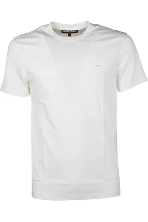 Michael Kors Top, Herre, Hvid, 2XL, Bomuld, T-shirt i bomuld med rund hals