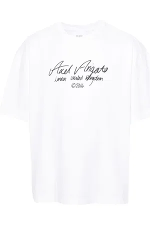Axel Arigato Top, Herre, Hvid, XL, Bomuld, Essential Kortærmet T-shirt