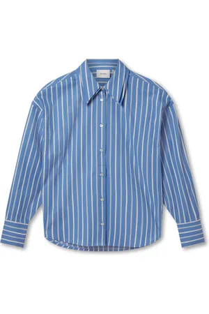 Axel Arigato Bluser & Skjorter, Dame, Flerfarvet, S, Bomuld, Tailor Stribet Skjorte