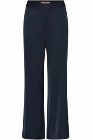 gustav Bukser, Dame, Blå, S, Polyester, Wide Leg Blå Bukser