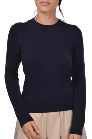 Gran Sasso Strik, Dame, Blå, L, Uld, Alsidig Bouclè Sweater