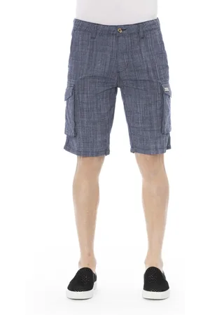 BALDININI Shorts, Herre, Blå, W30, Bomuld, Cargo Bermuda Shorts