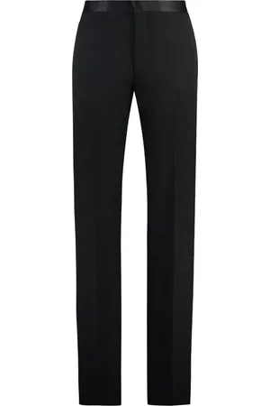 Givenchy Bukser, Herre, Sort, L, Uld, Klassiske uldbukser
