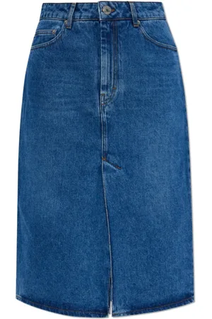 Ami Nederdel, Dame, Blå, W25, Denim, Denimskjørt