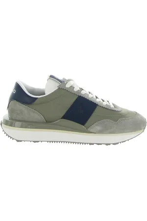 Ralph Lauren Sko, Herre, Grøn, 41 EU, Læder, Train 89 Sneaker