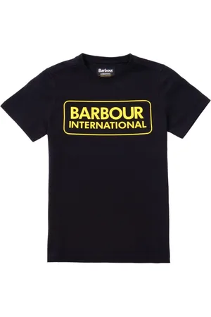 Barbour Top, Herre, Sort, S, Bomuld, Logo-Print T-shirt