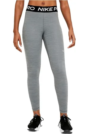 Nike Bukser, Dame, Grå, XL, Polyester, Pro Leggings Cz9779