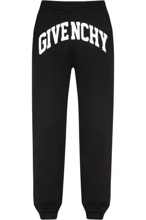Givenchy Bukser, Herre, Sort, S, Bomuld, Sweatpants med logo