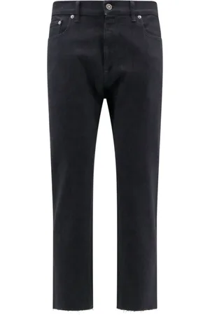 Golden Goose Jeans, Herre, Sort, W30, Denim, Sort denim slim fit buks med metalstjerner